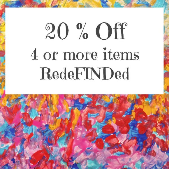 Purchase 4 Items from my closet RedeFINDed for 20% discount - Picture 1 of 1